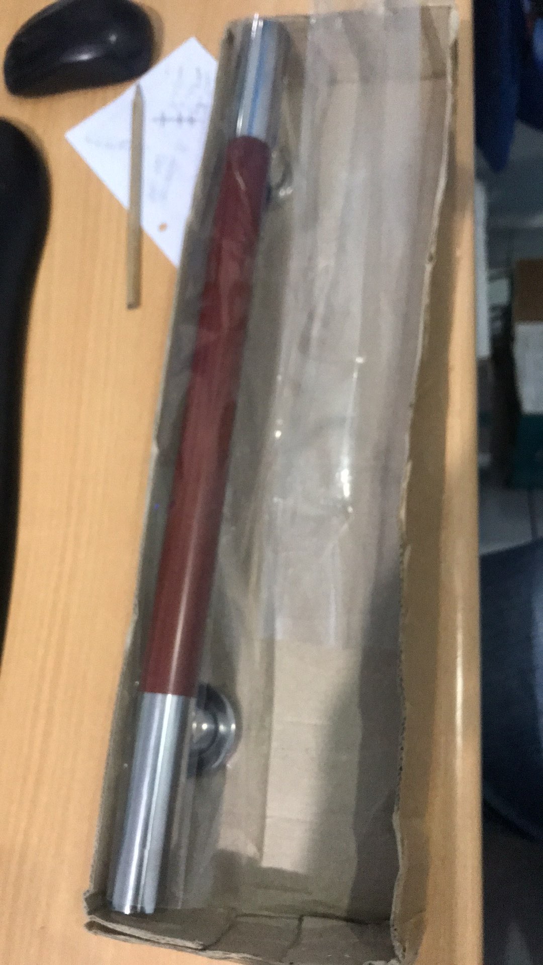 Handle Pintu Rumah Bulat Panjang 45 Cm Coklat Kayu Natural Cw Tarikan Pintu Gagang Pintu Kunci Pintu