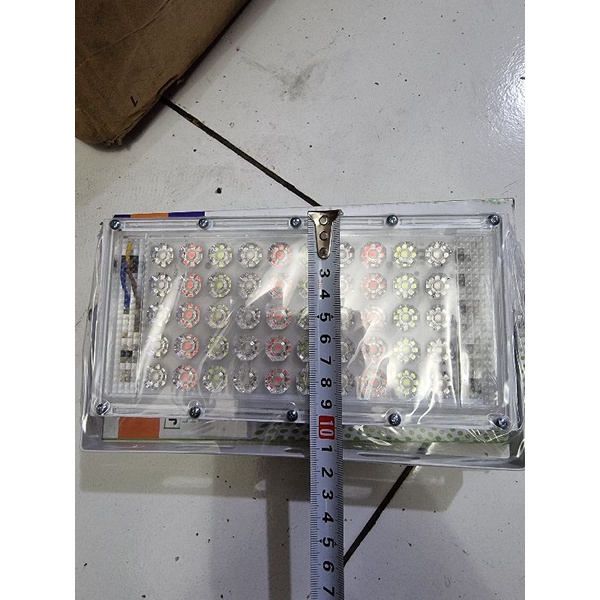 Jastec Floodlight 50w RGB. Lampu sorot outdoor tembak slim 50Watt Remote