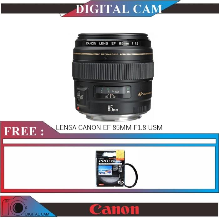 LENSA CANON EF 85 MM F1.8 / LENSA FIX CANON EF 85MM USM