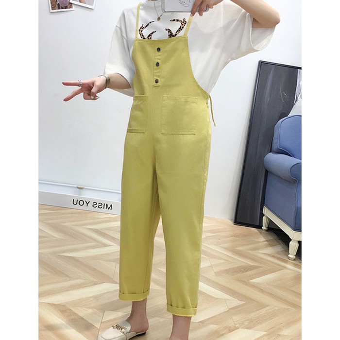 KREA15 Jumpsuit casual wanita overall jumpsuit import model longgar