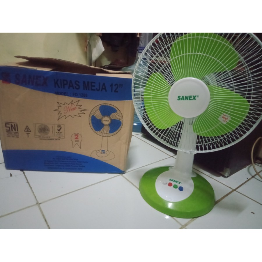 KIPAS ANGIN MEJA 12 INCH SANEX FD-1288 DESK FAN 12&quot; KIPAS ANGIN DUDUK