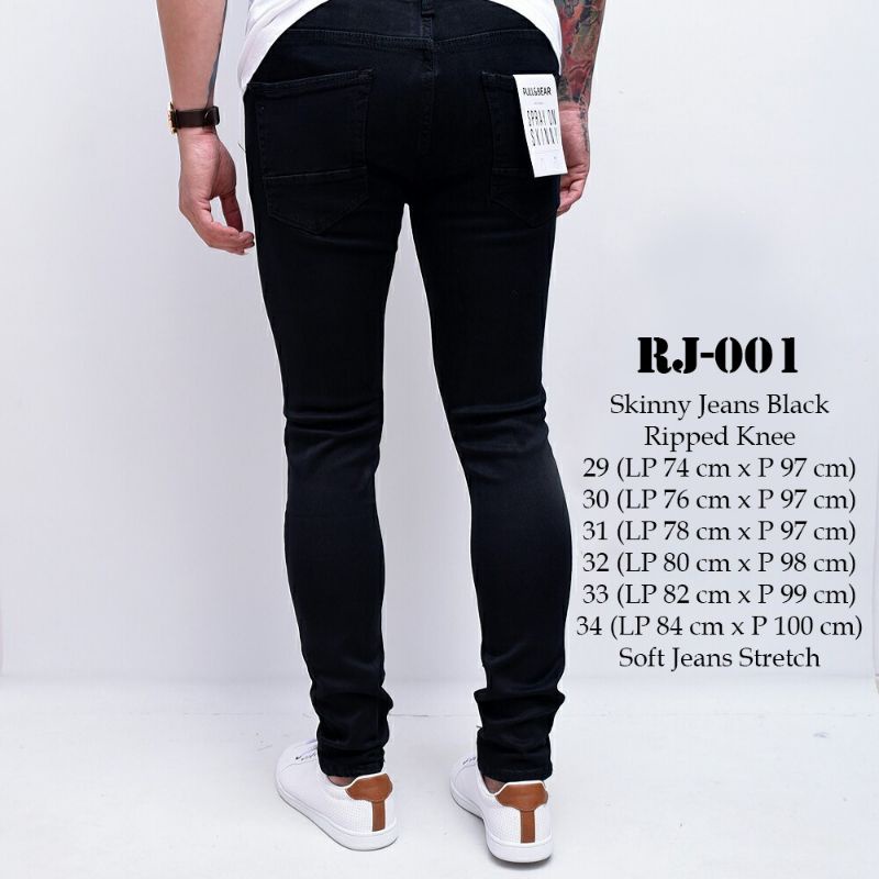 Celana jeans TERLARIS panjang skinny semi soft cowok/pria murah