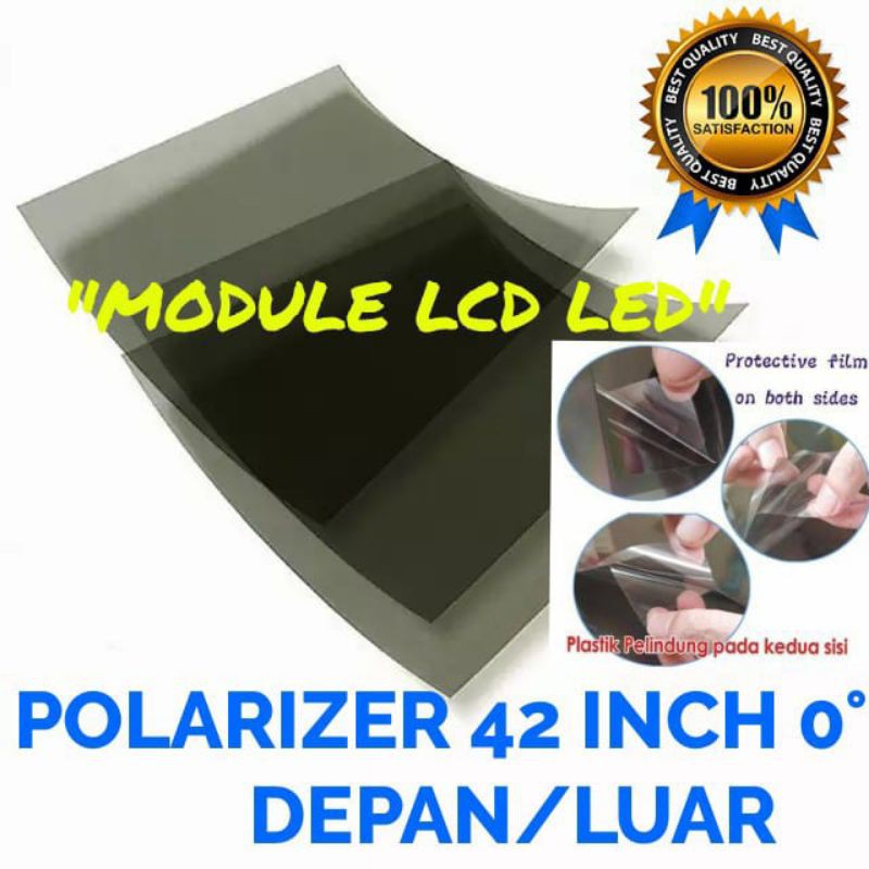 POLARIZER TV LCD 42 INCH 0 DERAJAT DEPAN/LUAR