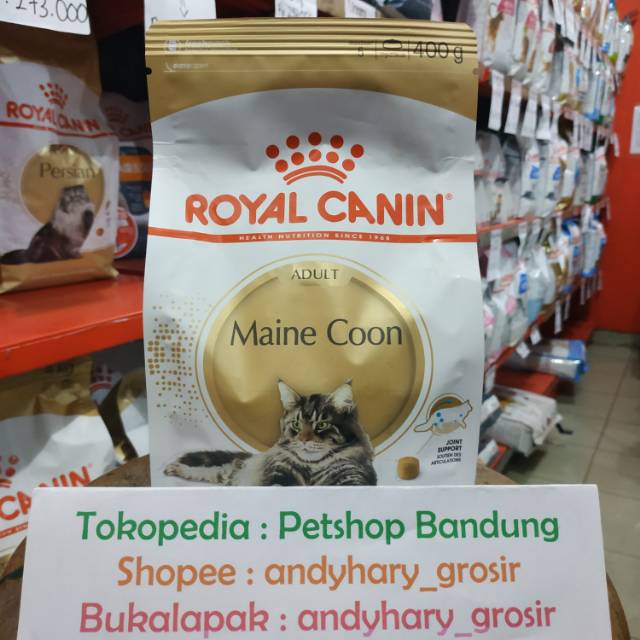 Royal Canin Adult Maine Coon 400 Gram Dry Cat Food Rc Makanan