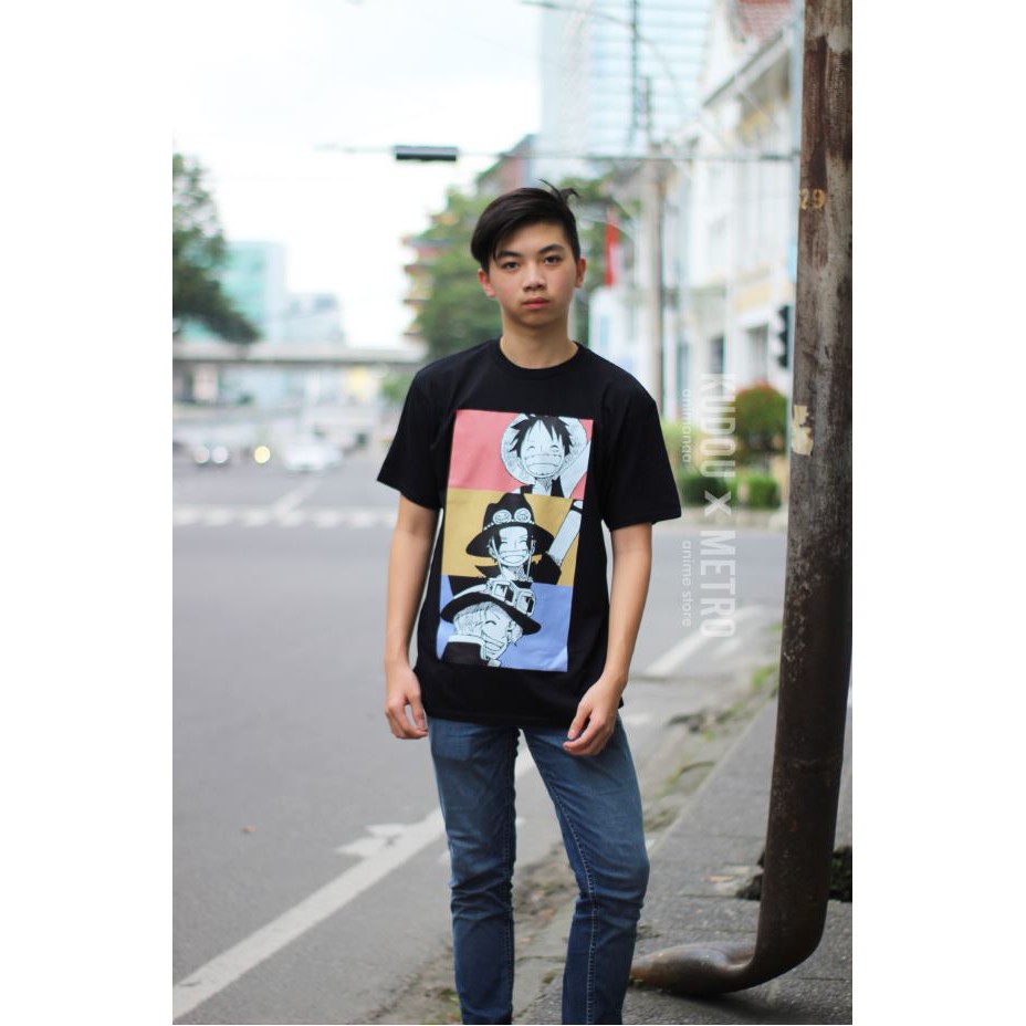 Tshirt One Piece Luffy Sabo Asce Bonding Mugiwara