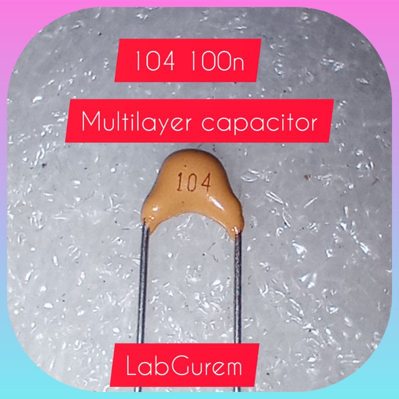 10 pcs MLCC Kapasitor multilayer 104 102  50v