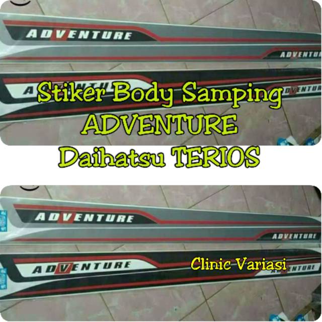 Stiker Body Mobil ADVENTURE Daihatsu TERIOS