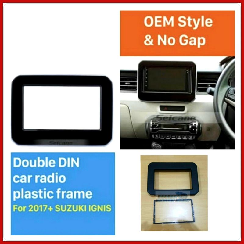 Frame Head Unit Doubel Din Ignis 2017up Layar 7in