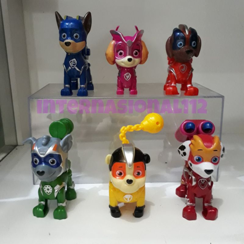 mainan anak paw patrol set 6 figure paw patrol mainan pajangan