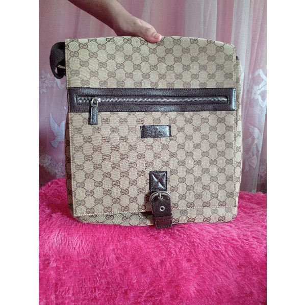 Tas / tas pria / tas murah / tas selempang / gucci / kotak kotak / preloved