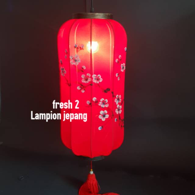 lampion imlek lonjong / lampion jepang / lampion imlek