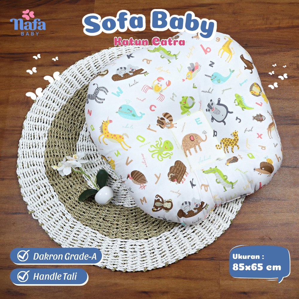 SOFA BABY TEMPAT TIDUR BAYI BANTAL KASUR BAYI MULTIFUNGSI NAFA BABY-2