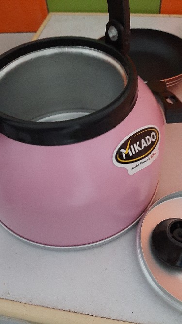 Maspion Alu Teko Air Rigoletto / Teko / Ceret Bunyi Siul Rigoleto Whistling Kettle Anodize 3 Liter