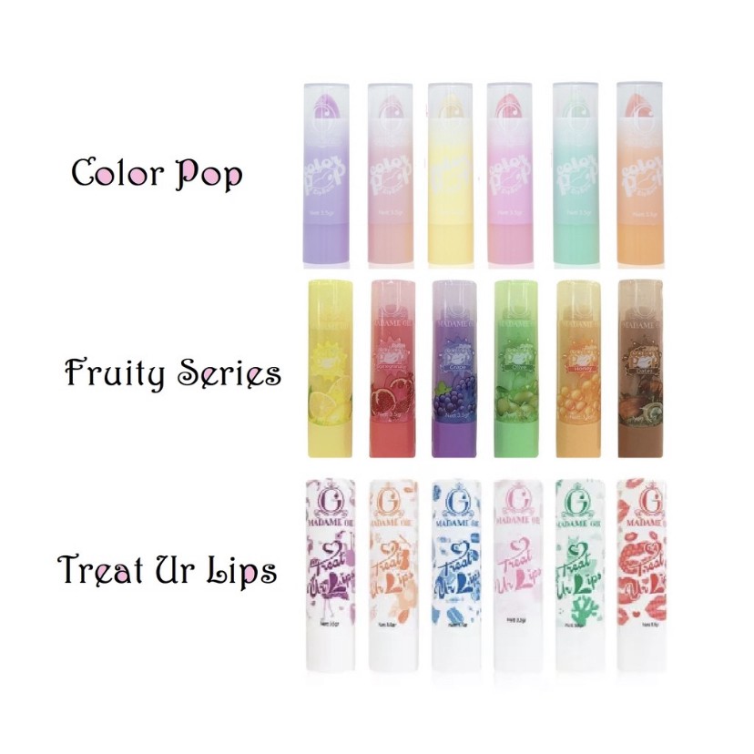 MADAME GIE COLOR POP LIP BALM - LIP BALM MADAME GIE FRUITY
