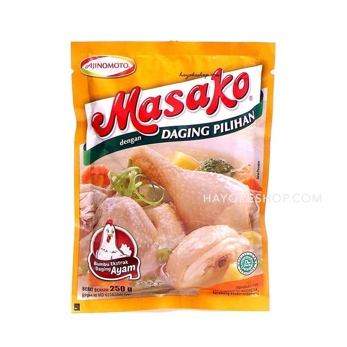 

PROMO TERBATAS - MASAKO AYAM 250 GRAM X 48 PCS/ KARTON