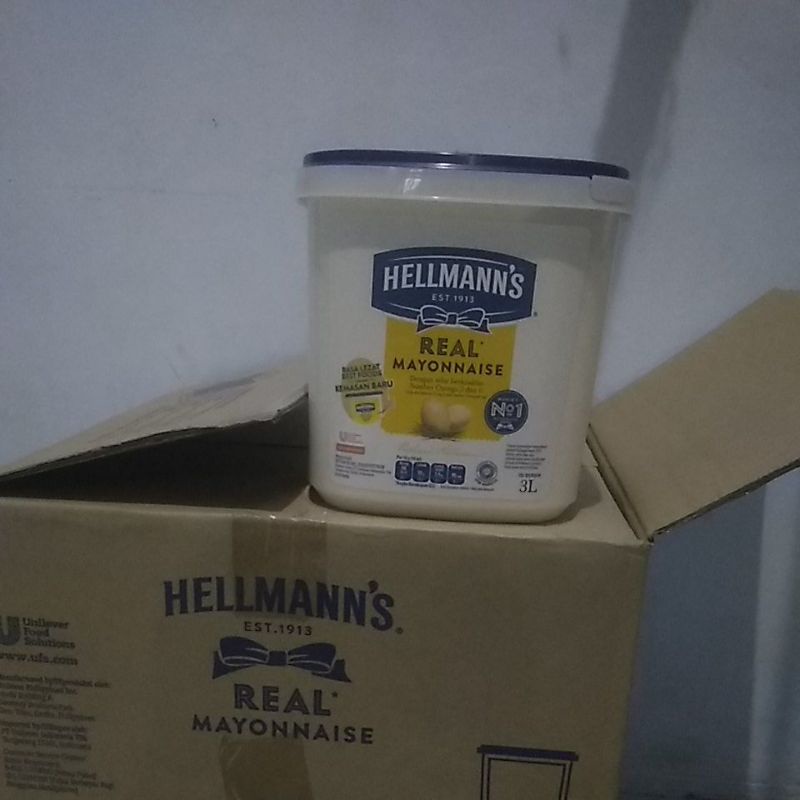 

mayonaise helmans real tube 3l
