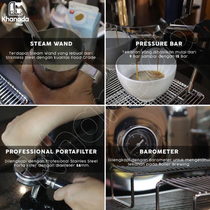 Coffee Espresso Machine Ferratti Ferro Fcm3200D Mesin Kopi Fcm-3200D