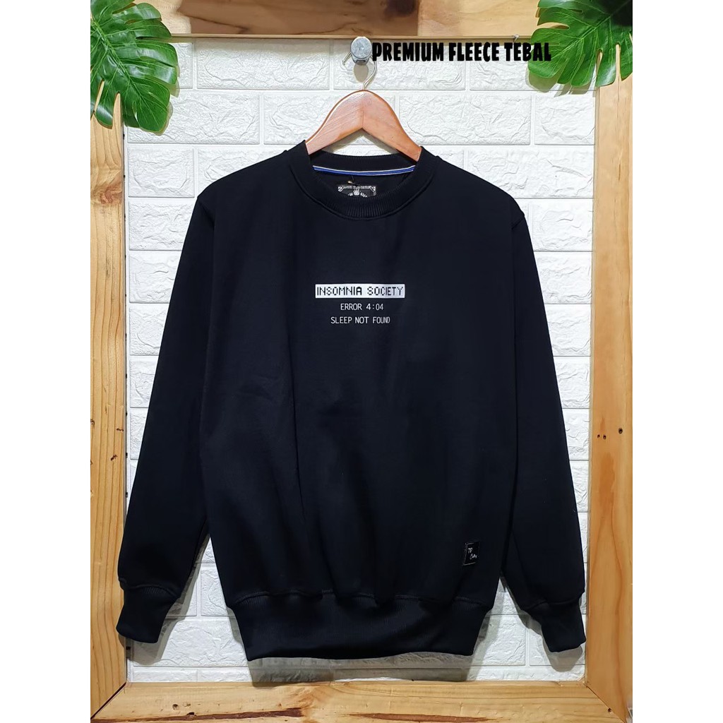 Sweater Crewneck Pria Distro INSOMNIA Nevy Cotton Premium Destro ZS_Offecial By Zoyha_Store