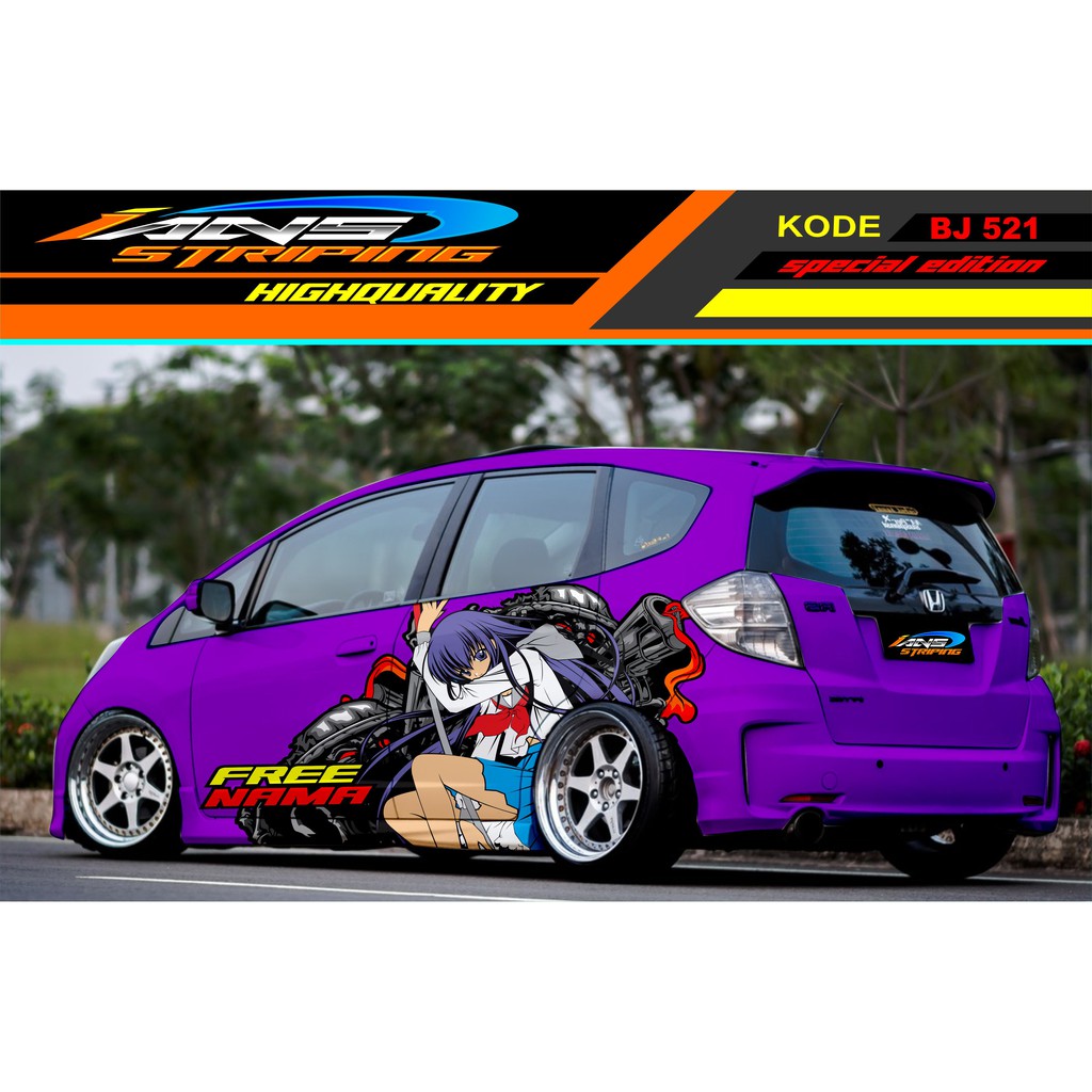 STICKER HONDA JAZZ / STICKER CALYA / STIKER AVANZA / STICKER MOBIL / STICKER BRIO / STICKER YARIS