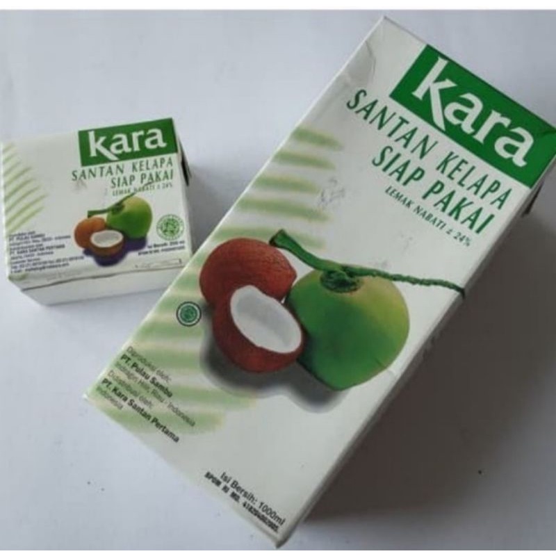 kara santan / santan kara / 200ml / 1 liter