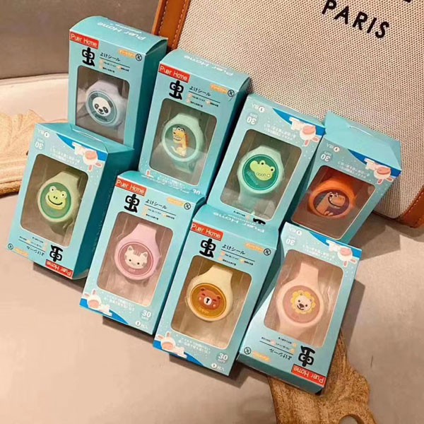 BB-036 Gelang Anti Nyamuk Jam Tangan dengan Lampu Warna-warni untuk bayi anak dewasa