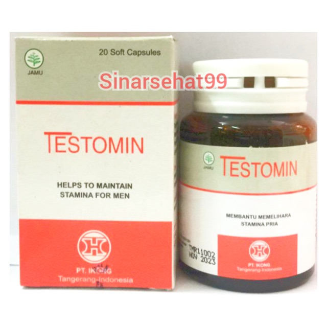 TESTOMIN H3 vitamin hormon kesuburan dan stamina pria