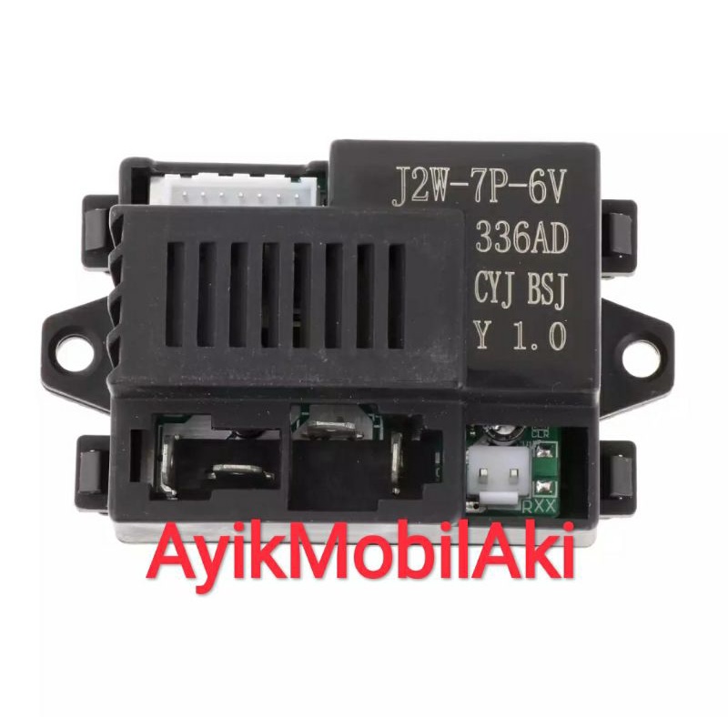 Receiver+Remote J2W-7P-6V Bluetooth 2,9 GHz (Bisa untuk 12 Volt)