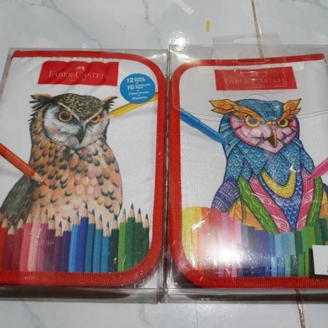 

Creative Colouring Set Owl Creative Colouring Set Faber Castell Connector pen + Pensil Warna