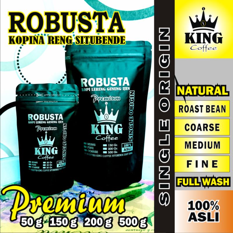 

King Coffee kopi robusta premium 150 gram asli original harga murah