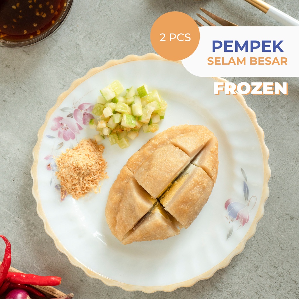 

Pempek Selam Besar Ikan Tenggiri Frozen 2 pcs