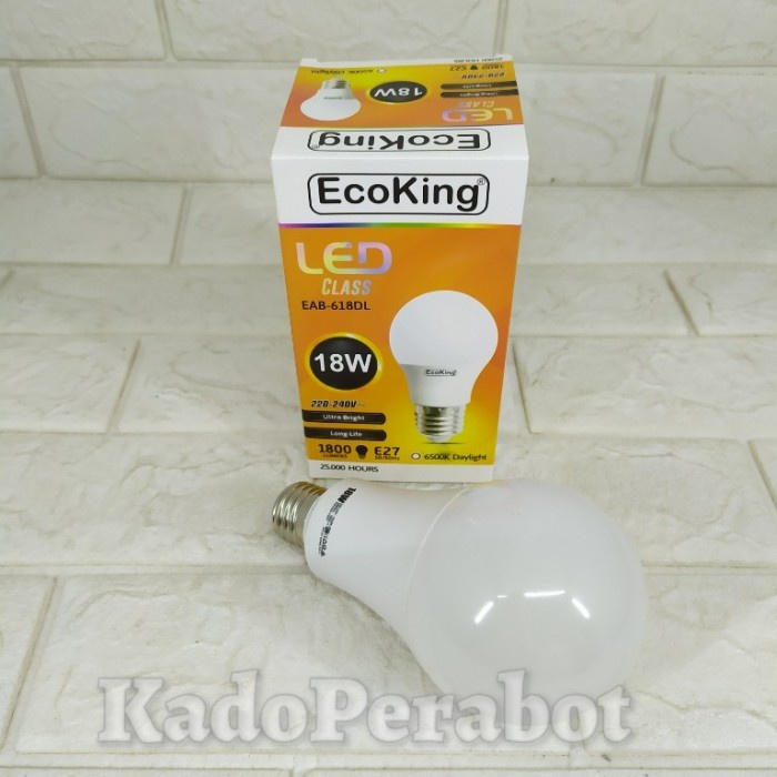 lampu led ecoking - lampu rumah - lampu kamar - lampu led - 18 watt