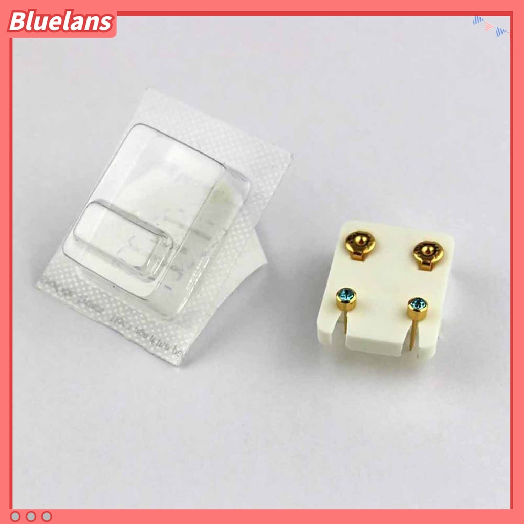 12 Pasang Anting Stud Tindik Bahan Akrilik Aksen Berlian Imitasi Untuk Hadiah Anak Perempuan