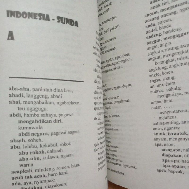 Kamus Bahasa Sunda - Indonesia / Sunda - Sunda / Indonesia - Sunda Untuk SD SMP SMA UMUM