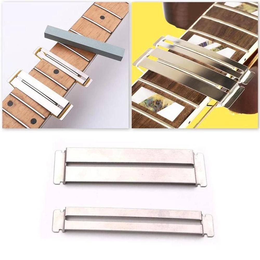 Lanfy Finger Plate Aksesoris Gitar Tahan Lama Luthier Alat Musik Gitar Fret Kawat Pelindung Kit Radian Poles