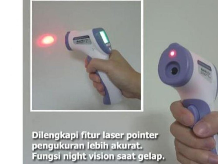 Thermometer Infrared Gun Termometer Tembak Thermo Termo Non Contact