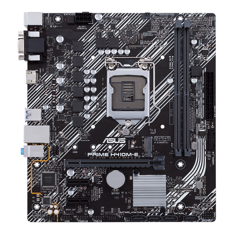 ASUS PRIME H410M-E Motherboard LGA1200 H410 DDR4 USB3.2 SATA3 H410M E