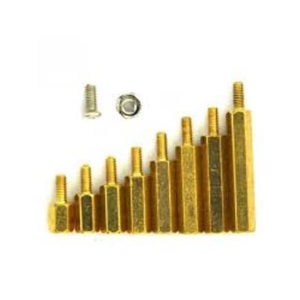 SUM           SATU SET SPACER KUNINGAN M3 1CM 10MM 1 CM 10 MM 1 SET HEX    zki.co.id