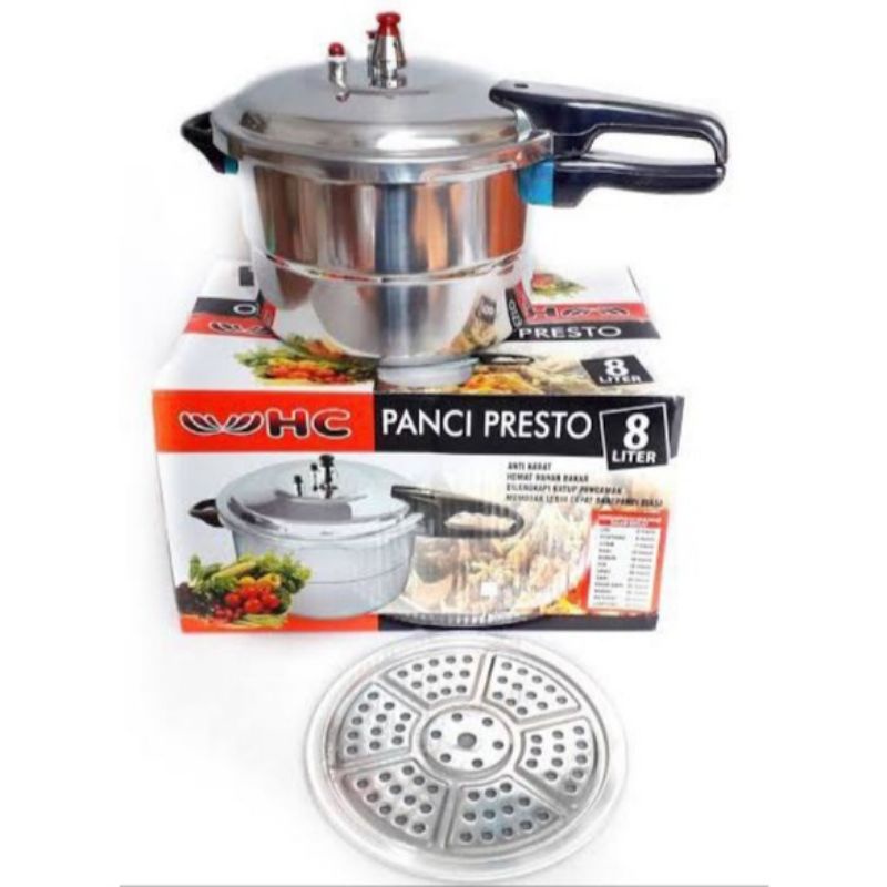 Panci Presto  ,  24 CM  / 8 Liter  , Presto , Panci penanak nasi