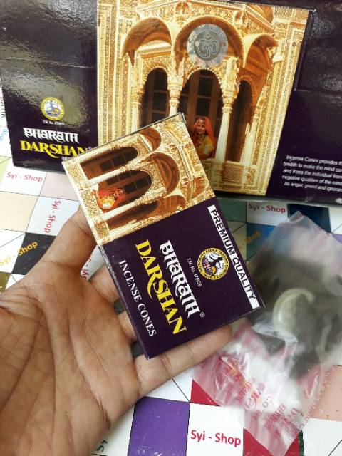 Bukhur Aromatherapy Kerucut BHARATH DARSHAN INCENSE CONES