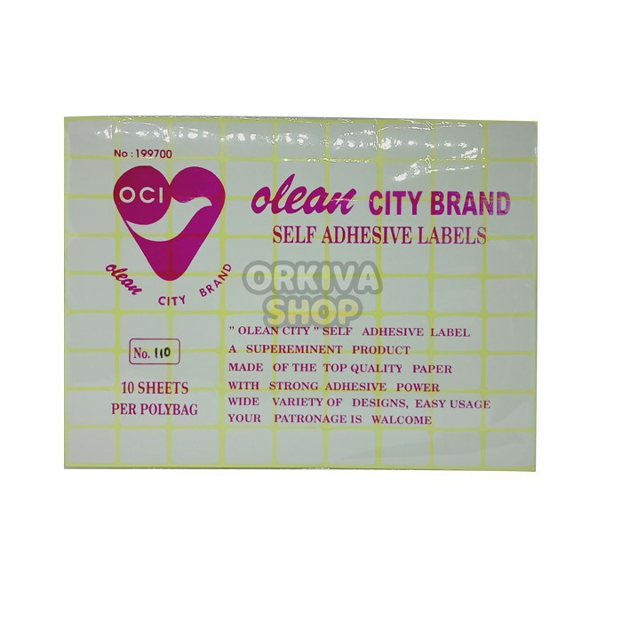

LABEL OCI 110 POLOS @ 10 LBR (621-154861)