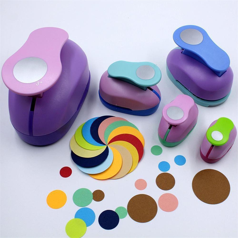 Nickolas1 Circle Punch Untuk Kertas Perlengkapan Sekolah Kertas Embos Sharper Anak Embos Punches9 /16 /25mm Punches Maker