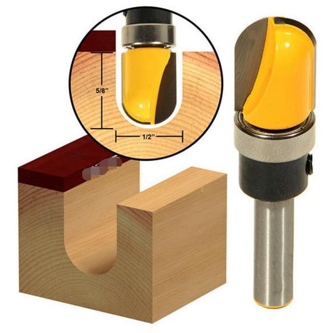 -READY- MATA PROFIL / ROUTER BIT UJUNG BULAT DIAMETER 5/8"