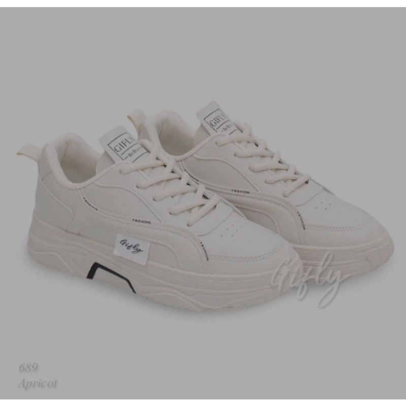 0GIFLY Delian Sepatu Sneakers Wanita Import 689