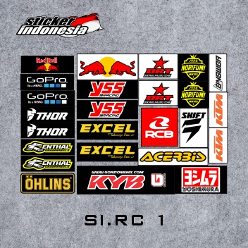 sticker aesthetic logo brand racing vol 1