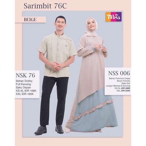 COUPLE NIBRAS TERBARU NSK 076  NSK 76 NSS 06 NSS 006 ORIGINAL NIBRAS SARIMBIT 76p