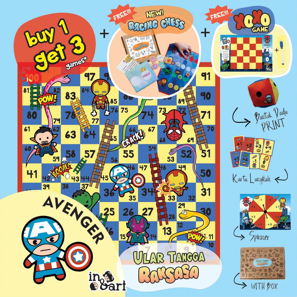 ULAR TANGGA RAKSASA JUMBO AVENGER