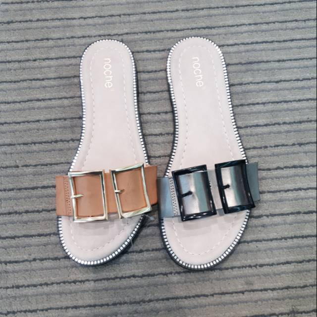 NOCHE SANDAL FLAT GESPER