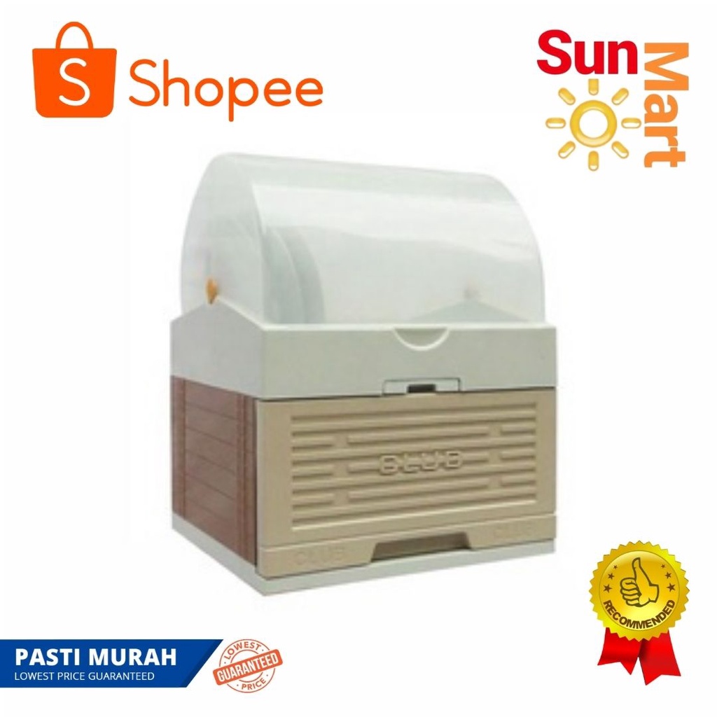 RAK PIRING DAPUR PLASTIK DISH RACK DRAINER PREMIUM CREAM EXCLUSIVE