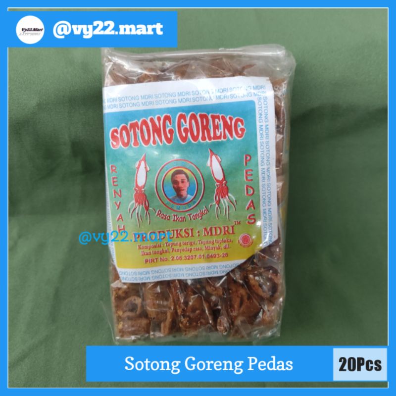 

Sotong Goreng Cemilan Pedas Gurih Nagih 1Pak isi 20Pcs