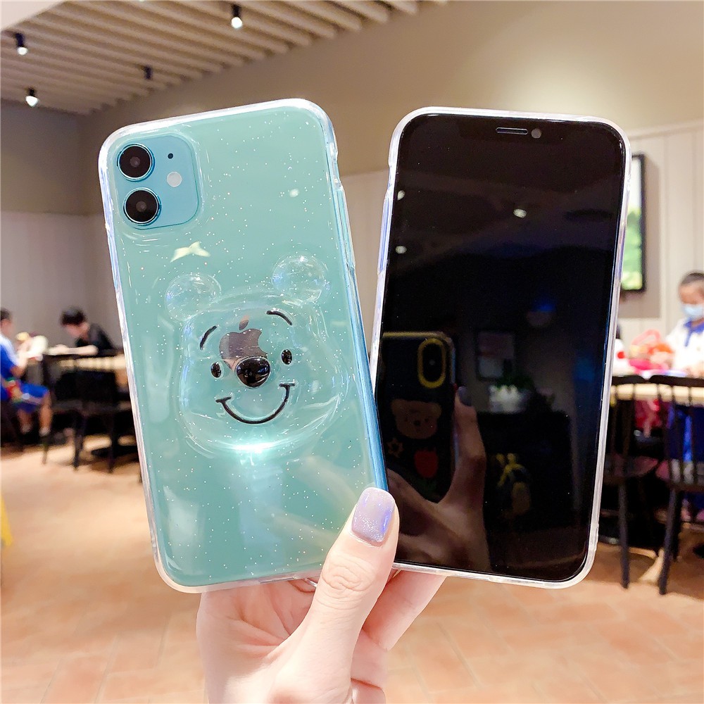 Case Desain Winnie the Pooh 3D Untuk Apple iPhone 14 pro MAX 12 pro 11 pro MAX 6 6s 7 8 plus X XS XR XS MAX